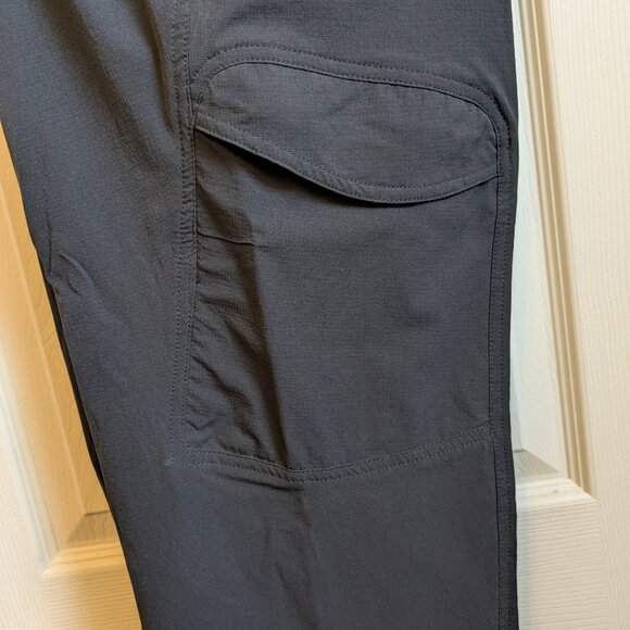 Mier Straight Leg Cargo Pants Size 14 Black - Picture 8 of 14